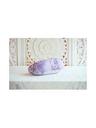 THE SPIRIT OF OM | Coussin de méditation demi-lune lilas | bunt